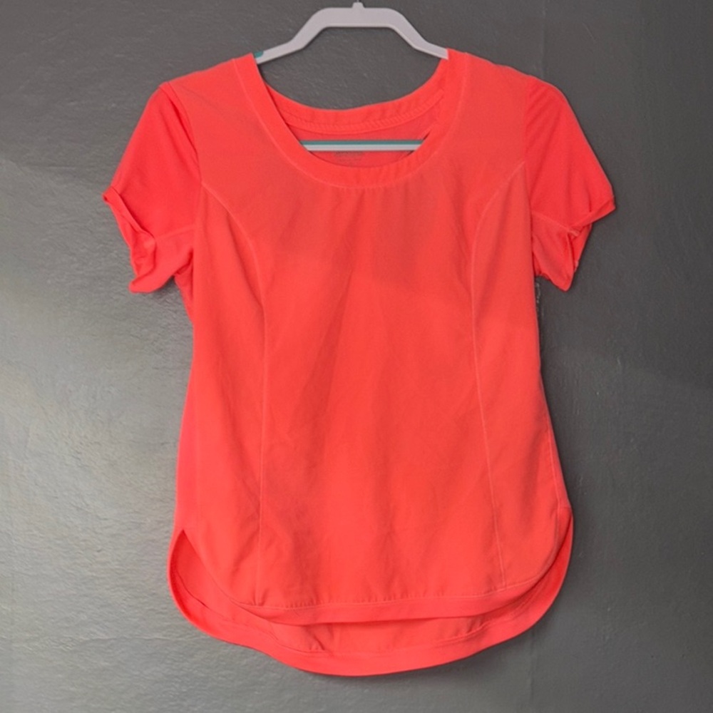 Coral Calvin Klein Performance Short Sleeve Tee